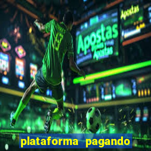 plataforma pagando bonus no cadastro